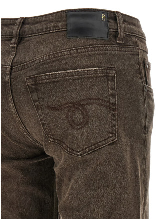 Джинсы R13 'Boy Flare' (R13WD090D480AWORNCHOCOLATEBROWNSTRETCH) #