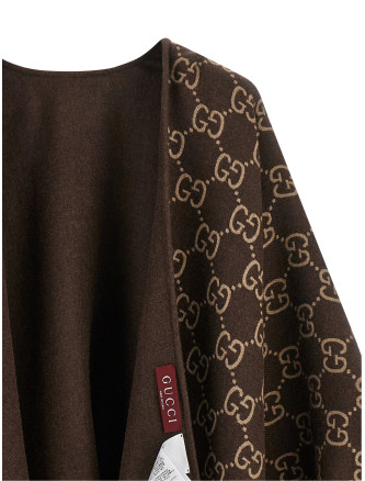 Накидка GUCCI GG wool cape (8178313G2002579) #