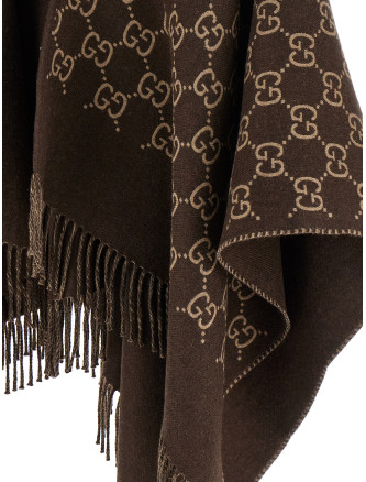 Накидка GUCCI GG wool cape (8178313G2002579) #