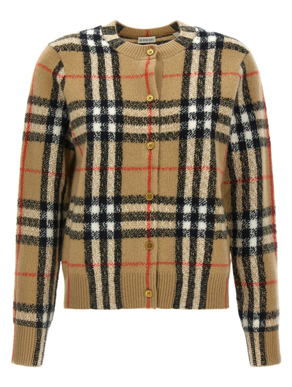 Кардиган BURBERRY 'Clara' (8135242SANDIPCHECK) #1