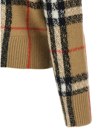 Кардиган BURBERRY 'Clara' (8135242SANDIPCHECK) #