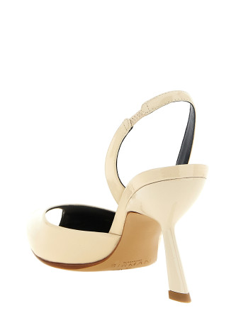 Каблуки средней высоты ALEXANDRE BIRMAN 'Miranda' (B3630500010001EGGSHELL) #