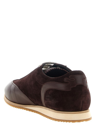 Кроссовки AGNONA Suede Runner Sneakers (LI1201L8250L77) #