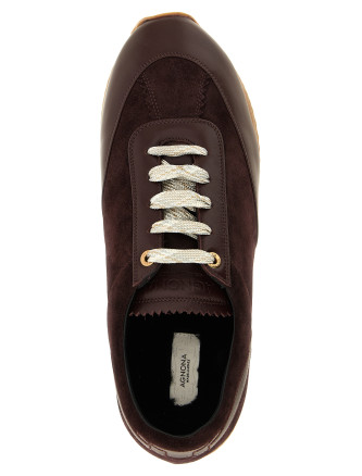 Кроссовки AGNONA Suede Runner Sneakers (LI1201L8250L77) #