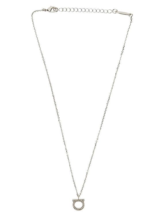 Ожерелье FERRAGAMO 'Gancini Strass' (696657DIA12OL) #1