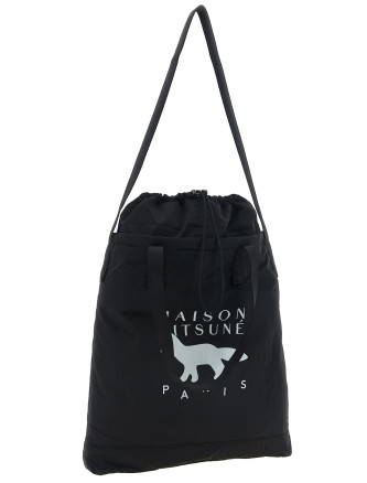 Шоппер MAISON KITSUNE Drawstring shopping bag (MRUBT07OF0066P199) #