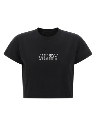 Футболка MM6 MAISON MARGIELA Upside-down print T-shirt