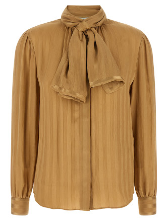 Блузка SAINT LAURENT Lavallière neck blouse
