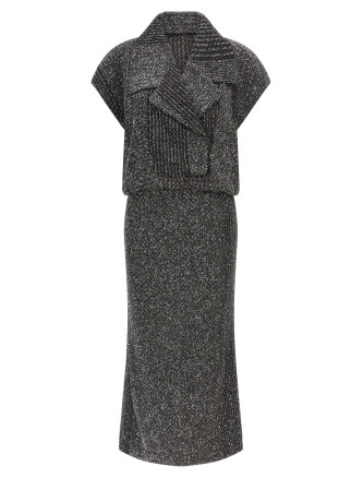Платье миди MISSONI Sequin zigzag dress