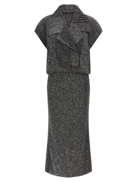 Платье миди MISSONI Sequin zigzag dress (DS26WG4GBC006RS91TP) #1