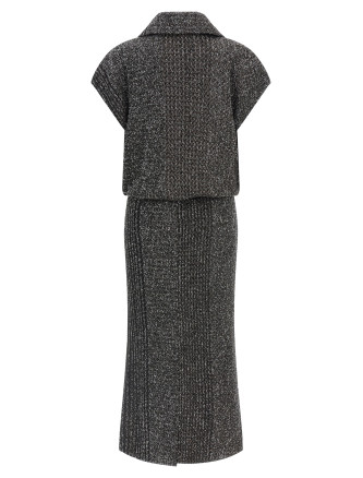 Платье миди MISSONI Sequin zigzag dress (DS26WG4GBC006RS91TP) #