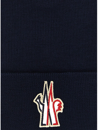 Шапка MONCLER GRENOBLE Logo patch beanie (L20973B0001309974778) #