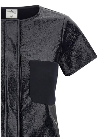 Мини-платье COURREGES '2-Pocket Vinyl' (426CRO932VY00147075) #