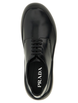 Туфли PRADA Leather Lace-Up Shoes (2EE497FG000055F0002) #