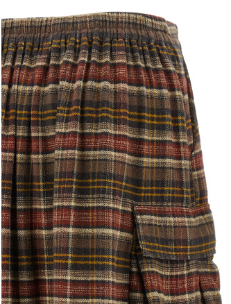Юбка макси R13 Cargo skirt (R13WR689R932BRUSTBROWNPLAID) #