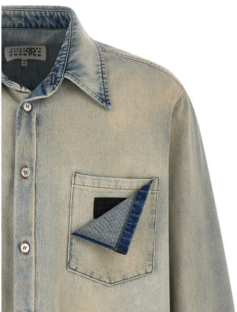 Рубашка MM6 MAISON MARGIELA 'Numeric Signature MM6' (SH2DT0062M30055970) #