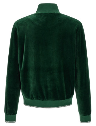 Свитшот CASABLANCA 'Velour' (MAW26JTP55401GREENBROWNOFFWHITE) #