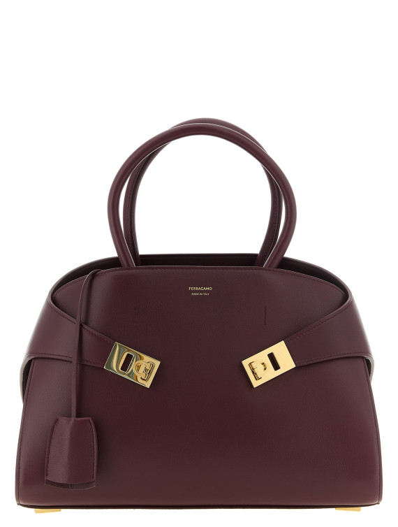 Сумка FERRAGAMO 'Hug (M)' (789499PLUM) #1