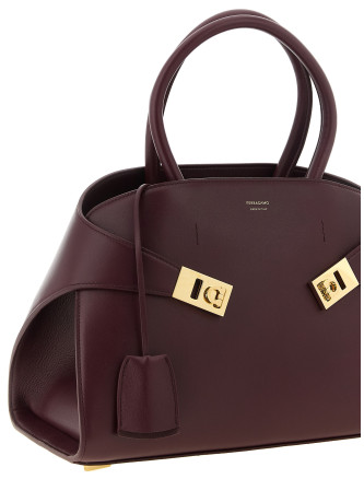 Сумка FERRAGAMO 'Hug (M)' (789499PLUM) #