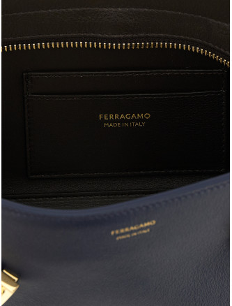 Сумка FERRAGAMO 'Hug East-West' (798503NEWNAVYDKB) #