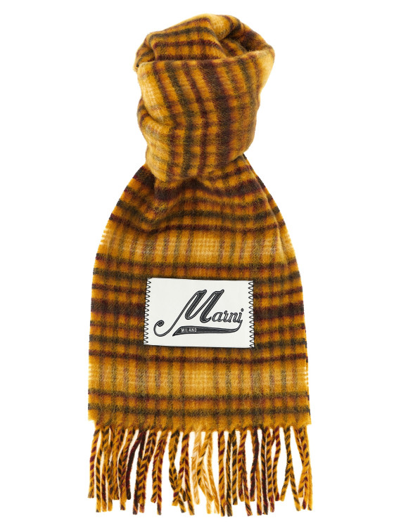 Шарф MARNI Check scarf (SCMC0155Y0UAW066CHY64) #1