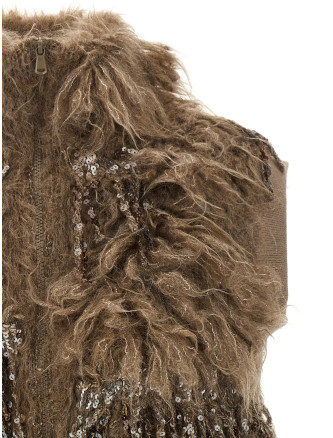 Жилет BRUNELLO CUCINELLI 'Dazzling Moss Embroidery' (M1U351316C9176) #