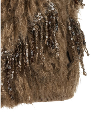 Жилет BRUNELLO CUCINELLI 'Dazzling Moss Embroidery' (M1U351316C9176) #