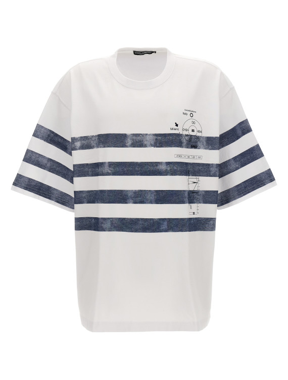 Футболка DOLCE&GABBANA Marina print t-shirt (G8PB8TG7K4QW0800) #1