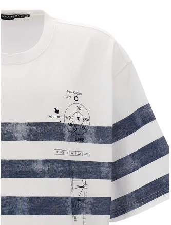Футболка DOLCE&GABBANA Marina print t-shirt (G8PB8TG7K4QW0800) #