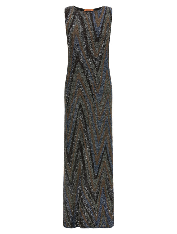 Платье макси MISSONI Zigzag dress (DS26WG3TBK01LYS91U7) #1