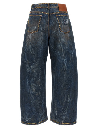 Джинсы GIUSEPPE DI MORABITO Rhinestone jeans (07PFDNP099C1675030) #