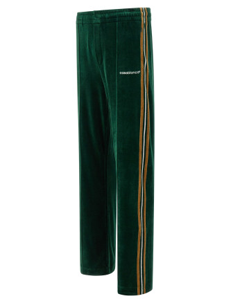 Брюки CASABLANCA 'Velour' (MAW26JTR39701GREENBROWNOFFWHITE) #