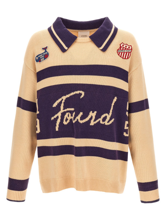 Свитер FOUND Varsity sweater (FOFW26TT015158434) #1