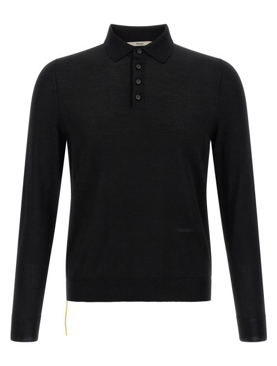 Поло FENDI Yellow stitching polo shirt with visible thread (FZC188B1Q2F0QA1) #1