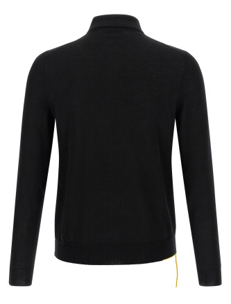 Поло FENDI Yellow stitching polo shirt with visible thread (FZC188B1Q2F0QA1) #
