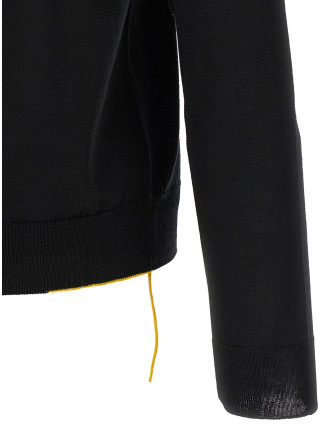 Поло FENDI Yellow stitching polo shirt with visible thread (FZC188B1Q2F0QA1) #