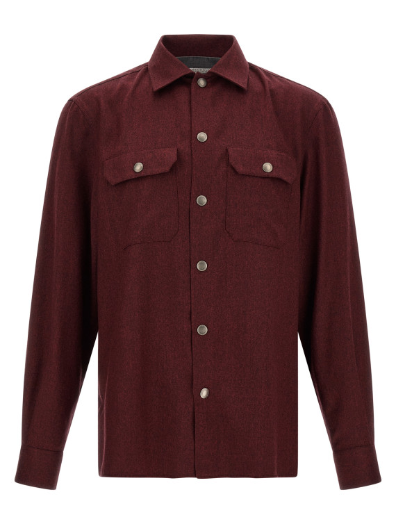 Рубашка BRUNELLO CUCINELLI Flannel overshirt (MY6660721C063) #1
