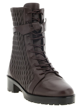 Военные ботинки ALEXANDRE BIRMAN 'Quilted Clarita Combat' (B3503300390001DARKPLUM) #
