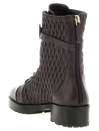 Военные ботинки ALEXANDRE BIRMAN 'Quilted Clarita Combat' (B3503300390001DARKPLUM) #