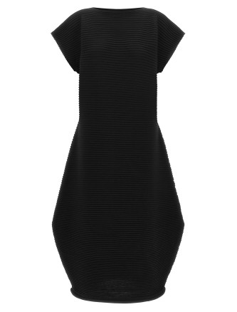Платье миди PLEATS PLEASE ISSEY MIYAKE 'Zig Zag Knit'