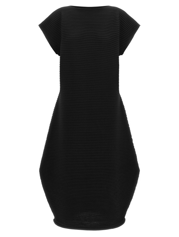 Платье миди PLEATS PLEASE ISSEY MIYAKE 'Zig Zag Knit' (PP68KH80315) #1