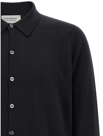 Рубашка JOHN SMEDLEY 'Tibor' (TIBORBLACK) #