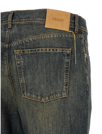 Джинсы FENDI Bananatex® denim jeans (FLP377B1PDF19S8) #