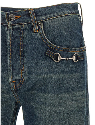 Джинсы GUCCI 'Morsetto' (860844XDDFW4011) #