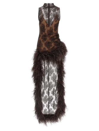 Мини-платье GIUSEPPE DI MORABITO Dress with train