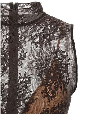 Мини-платье GIUSEPPE DI MORABITO Dress with train (07PFDR539X1670630) #