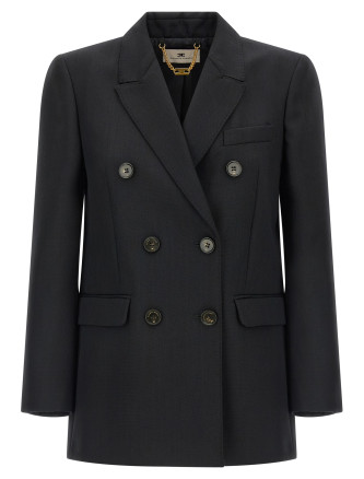 Жакет ELISABETTA FRANCHI Double-breasted blazer