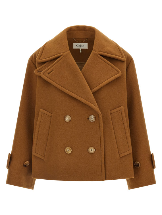 Пальто CHLOÉ Soft wool coat (CH26WMA96272212) #1