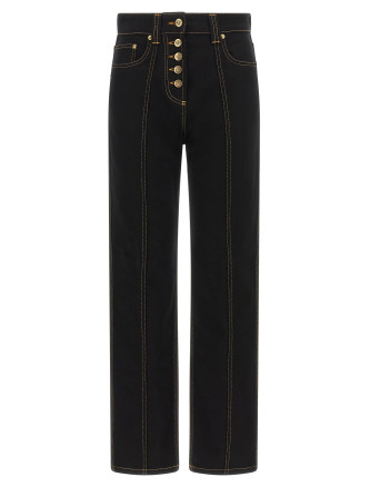 Джинсы VERSACE High waist jeans