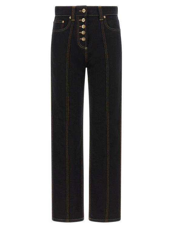 Джинсы VERSACE High waist jeans (10267501A187781D040) #1